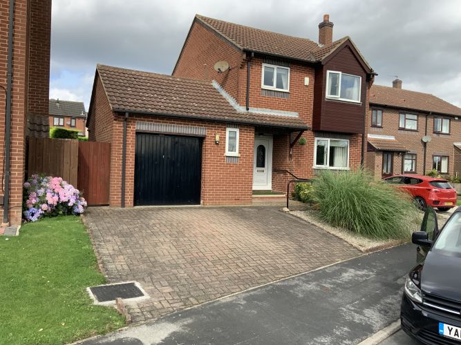 Before image of a driveway in York
